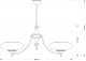 Потолочная люстра Kutek San Marino Shade SAN-ZW-2(P)CR. 