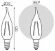 Лампа светодиодная Gauss Filament Elementary E14 10Вт 4100K 42120. 