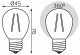 Лампа светодиодная Gauss Filament Elementary E27 8Вт 2700K 52218. 