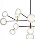 Подвесная люстра DeLight Collection Nabila 10101P/10 black/gold. 