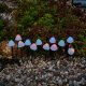 Светильник на солнечных батареях Uniel USL-S-830/PM020 Multicolor Mushrooms Set12 UL-00011676. 