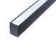 Линейный светодиодный светильник Uniel ULO-K10D 40W/4000K/L100 IP65 Black UL-00012022. 