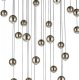 Потолочная люстра Lumien Hall Danay LH8027/36P-BK-SGD. 