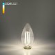 Лампа светодиодная филаментная Elektrostandard E27 9W 6500K прозрачная a056256. 