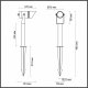 Грунтовый светильник Stima 6648/6GL3. 
