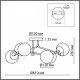 Потолочная люстра Melody 6581/6C. 