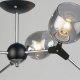 Потолочная люстра Reluce 04210-0.3-06 BK+CR. 