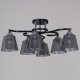 Потолочная люстра Reluce 06089-0.3-06 BK+CR. 