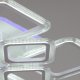 Потолочная светодиодная люстра Reluce 09826-3.3-4+4A WH (RGB). 