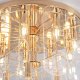 Потолочная люстра Eurosvet Claire 60170 золото Smart. 