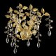 Настенный светильник Crystal Lux Eden AP2 Gold. 