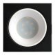 Светильник встраиваемый Feron DL3112 потолочный MR16 G5.3  черный + белый 51407. 