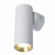 Светильник Feron ML1015 настенный под лампу GU10, белый + золото 51384. 