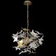 Подвесная люстра Crystal Lux LETISIA SP9 GOLD. 