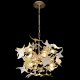 Подвесная люстра Crystal Lux LETISIA SP9 GOLD. 