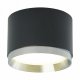 Светильник потолочный Feron Barrel DUET HL459 12W, 230V,GX53, черный + хром IP20. 