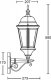 Настенный фонарь Oasis Light уличный ASTORIA 2 91401L 02 Gw. 