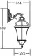 Настенный фонарь Oasis Light уличный ROMA L 95202L 15 Gb. 