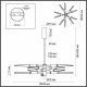 Потолочная люстра Odeon Light Kolos 5459/28L. 