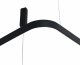 Подвесной светодиодный светильник Italline IT013-6024 black 3000K. 