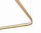 Подвесной светодиодный светильник Italline IT013-6024 gold 3000K. 