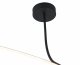 Подвесной светодиодный светильник Italline IT013-6025 black 3000K. 