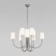 Подвесная люстра Eurosvet Abbey 60164/10 никель Smart. 