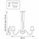 Подвесная люстра Lightstar Diafano 758082. 