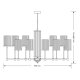 Потолочная люстра Kutek Empoli Ryfel EMP-ZW-10(N)R. 