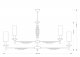 Потолочная люстра Kutek Fellino FEL-ZWL-4(P/A)DL. 