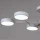 Потолочная люстра Reluce 03335-0.3-06 WH+WOOD. 