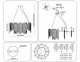 Подвесная люстра Ambrella light High Light LH31201. 
