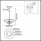 Подвесной светильник Lumion Felta 8296/11AL. 