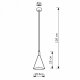 Подвесной светильник Lighthall Glaro LH012095. 