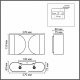 Настенный светильник Lumion Olve 8390/2W. 