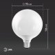 Лампа светодиодная Эра Стандарт E27 15Вт 2700K LED G95-15W-2700K-E27. 