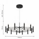 Подвесная люстра Favourite Blick 4758-12P. 