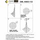 Подвесная люстра Omnilux Ovindoli OML-95603-132. 