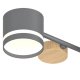 Потолочная люстра Reluce 68730-0.3-10 GX53 GREY+WOOD. 