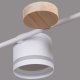 Потолочная люстра Reluce 68730-0.3-10 GX53 WH+WOOD. 