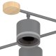Потолочная люстра  78730-0.3-06 GX53 GREY+WOOD. 