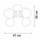 Потолочная люстра  V2564-1/4PL. 