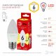 Лампа светодиодная Эра  E27 6Вт 2700K ECO LED B35-6W-827-E27 R. 