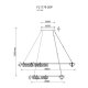 Подвесной светильник Rudeza FL1179-20P. 