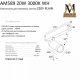 Светильник на штанге AM-Group PLAIN CYLINDER AM589 20W 3000K WH. 