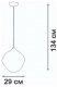 Подвесной светильник Vitaluce V2737 V2737-1/1S. 