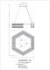 Подвесная люстра Justine LE3004/600 CH. 