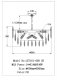 Подвесная люстра Jacqueline LE7161/600 CH. 