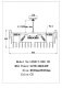 Подвесная люстра Catherine LE9017/800 CH. 