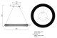 Подвесная люстра Juliana LE3437-D600 CH. 